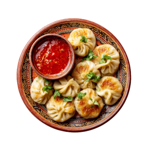 Chicken Cheese Baked Momo (6pcs) - Full