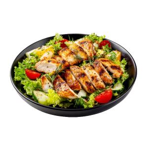 Chicken, Prawn Cashew Nut Salad (Saucy) - Half