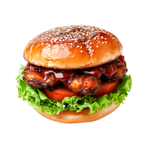 Grilled Chicken Cheese Burger