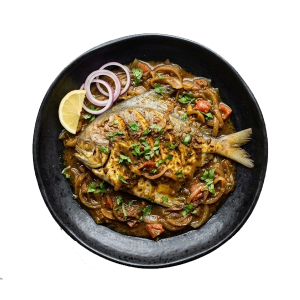 Pomfret Fry/Masala - Half