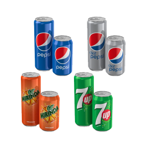 Soft Drinks (Coke, Sprite, 7up, Pepsi) Glass